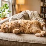 cat sleeping positions meaning