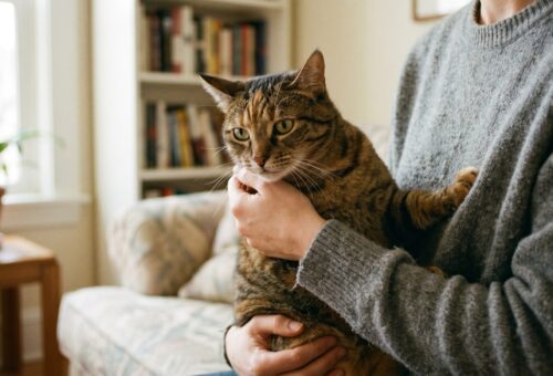 habits that stress cats out